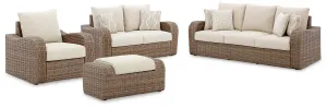 Sandy Bloom Outdoor Living Room Set