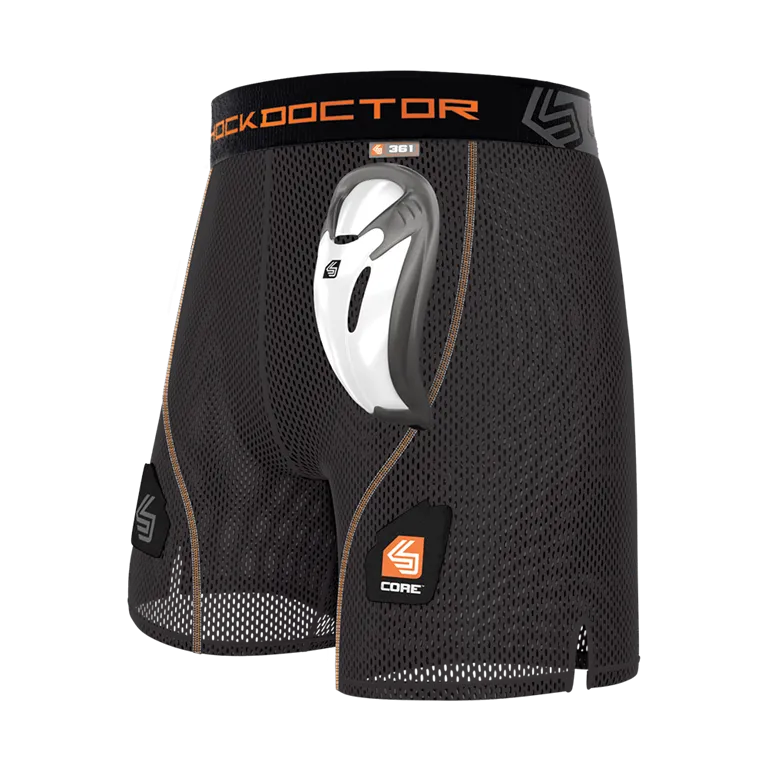 Shock Doctor Shorts - Core Loose Hockey Short w/BioFlex Cup Men's SD30040