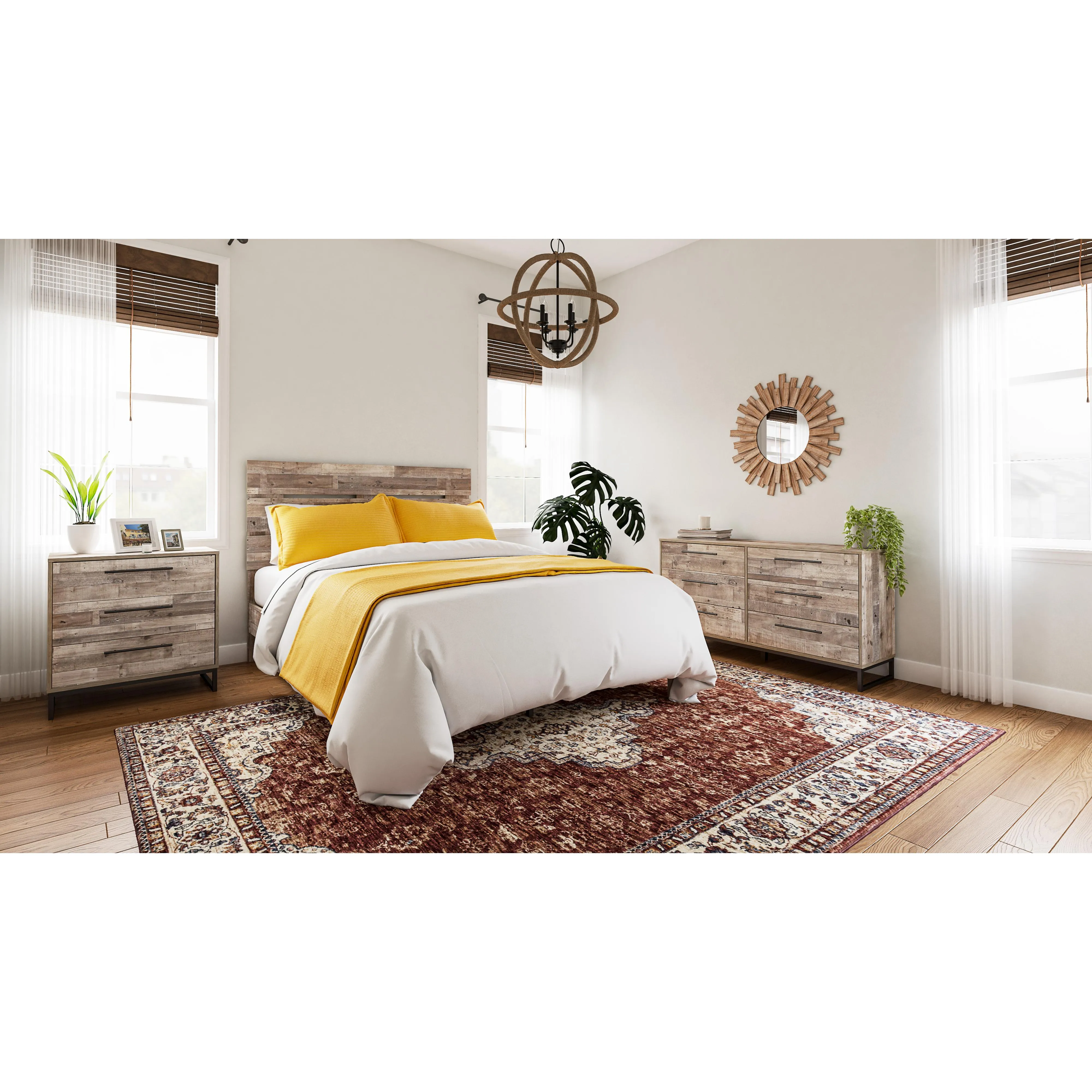 Signature Design by Ashley Neilsville Queen Panel Bed EB2320-157/EB2320-113