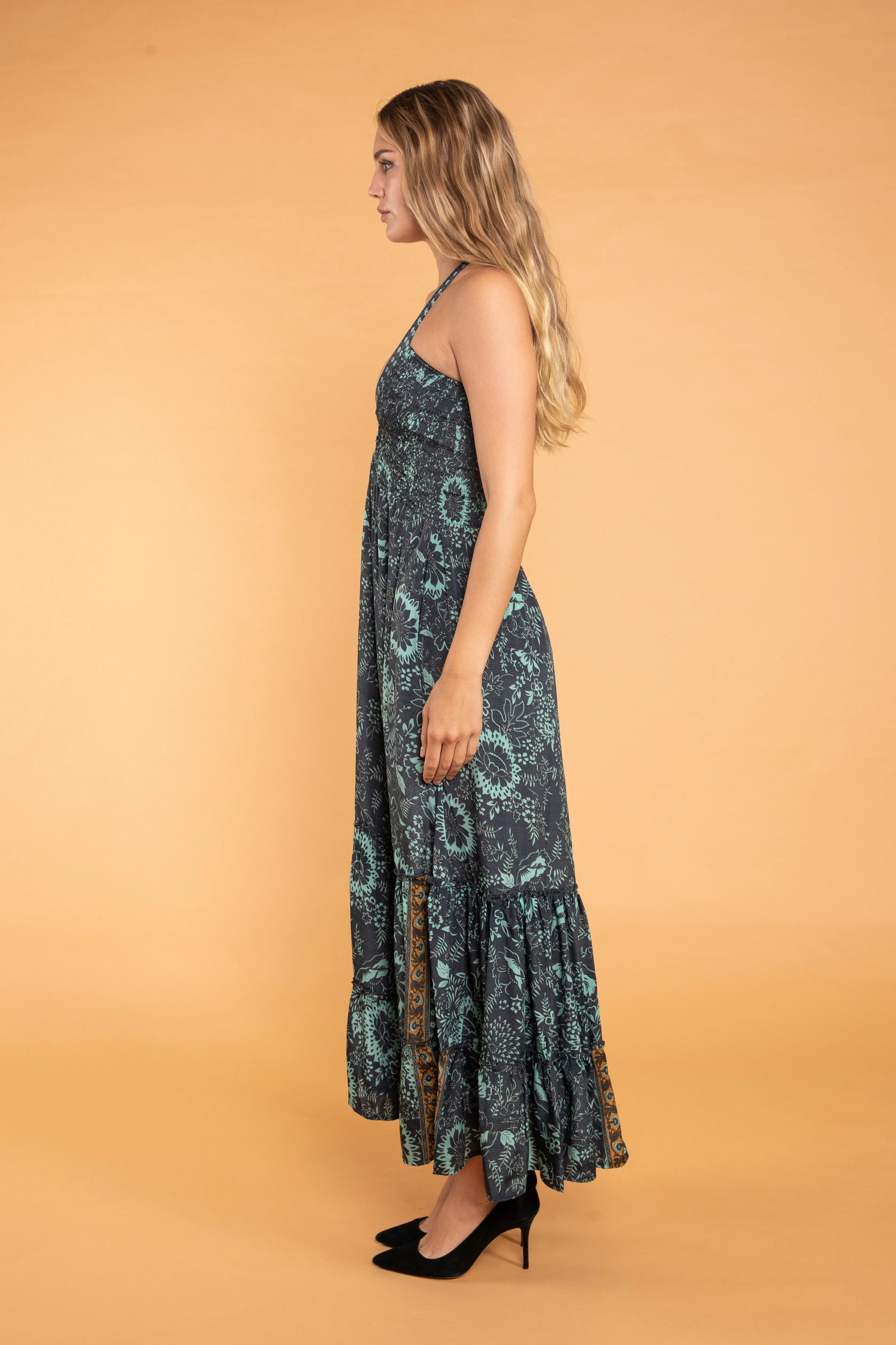 Stefna Halter Maxi Dress