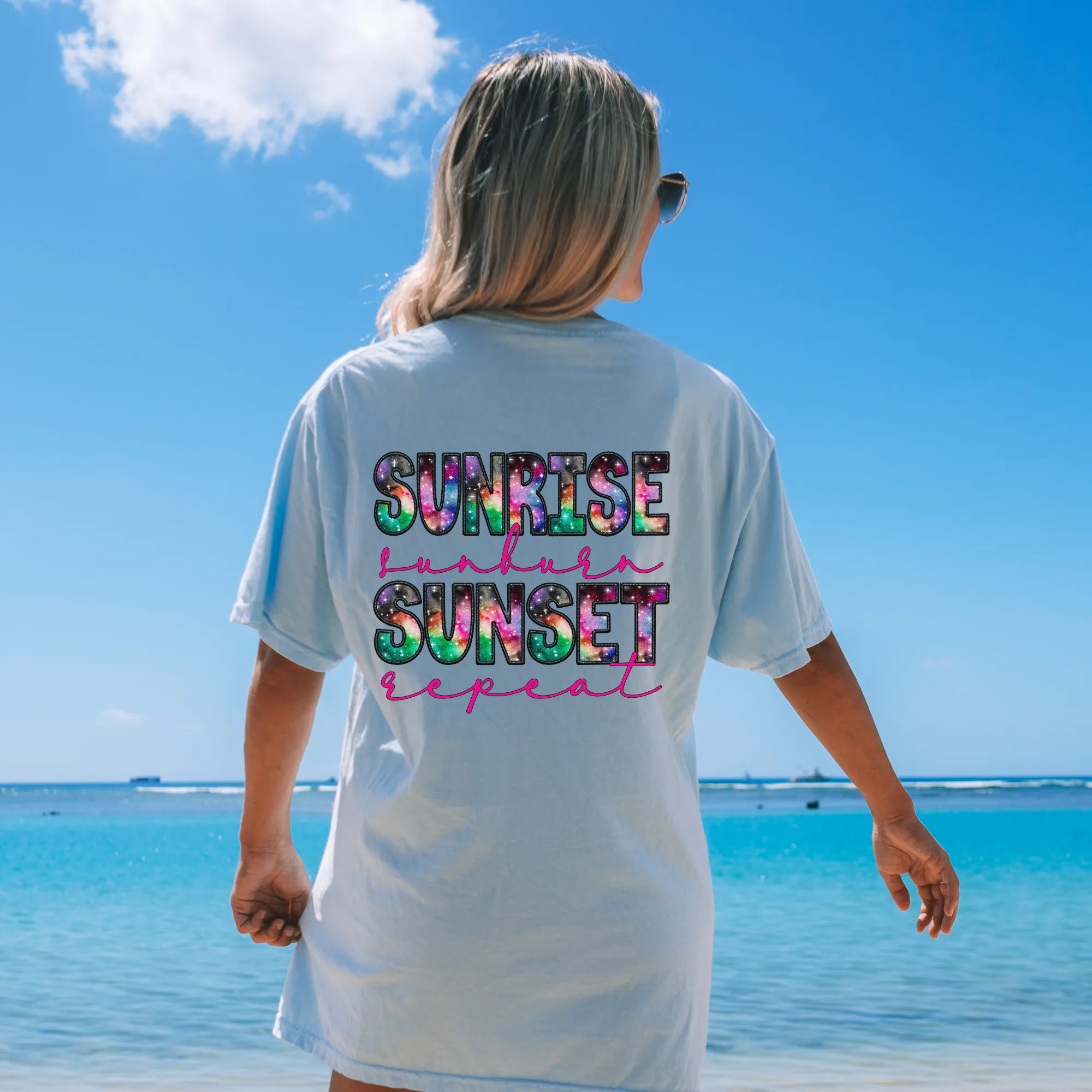 Sunrise Sunset Oversized Shirt