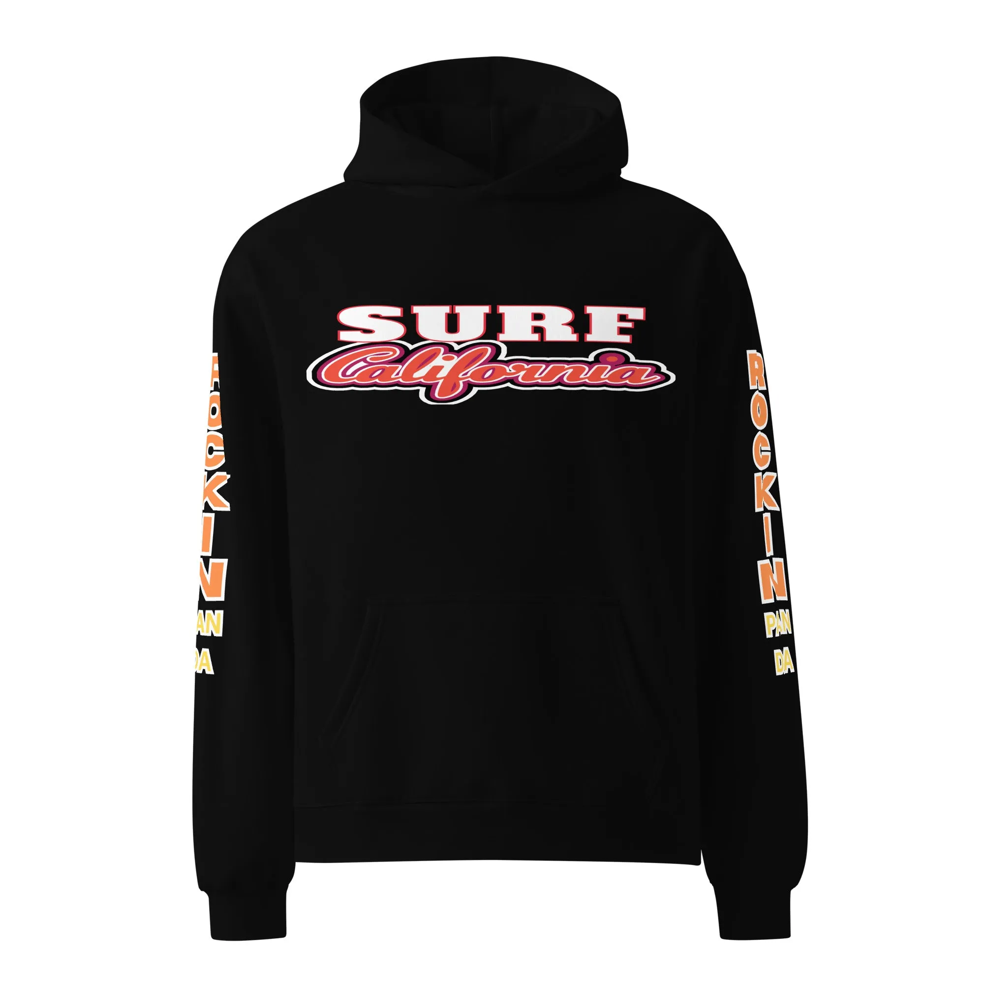 Surf California - Save the Beaches Oversized Unisex Hoodie