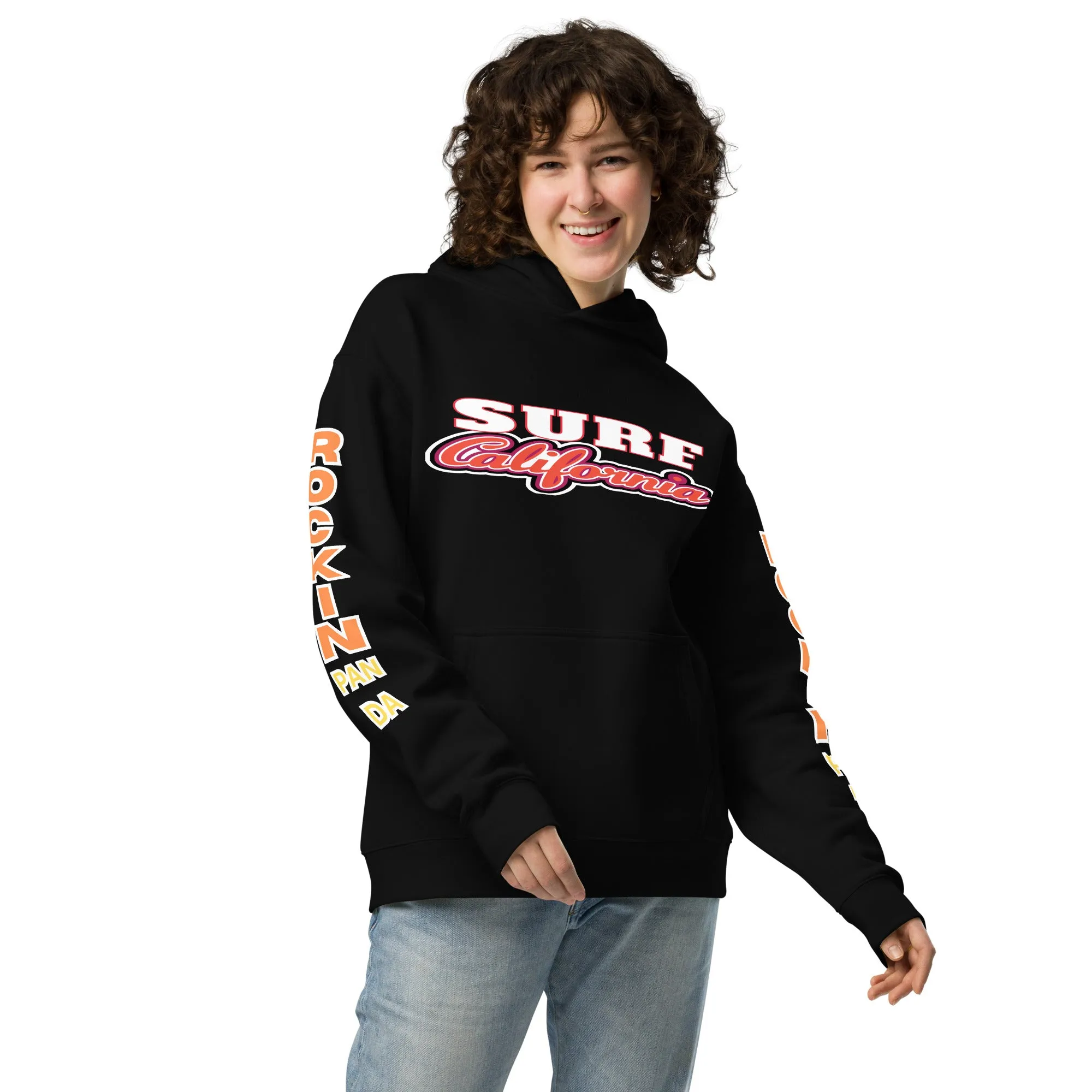 Surf California - Save the Beaches Oversized Unisex Hoodie