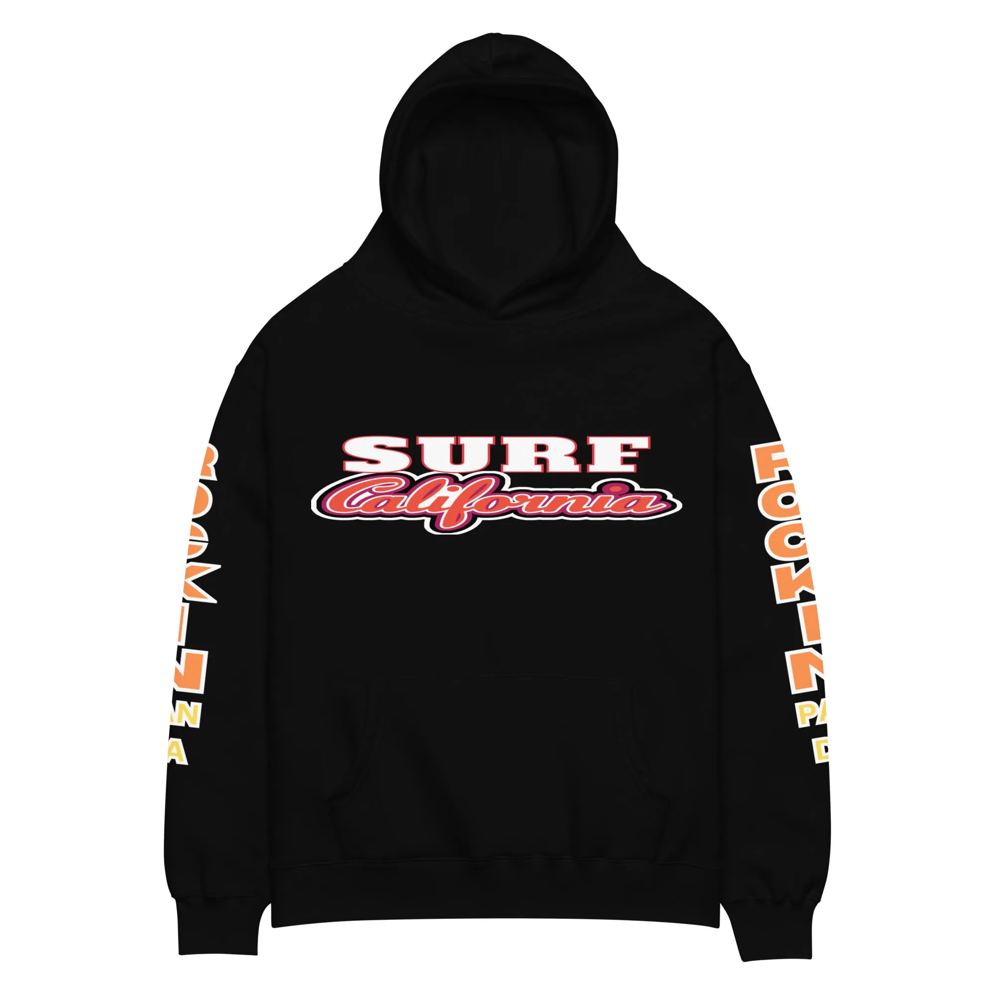 Surf California - Save the Beaches Oversized Unisex Hoodie