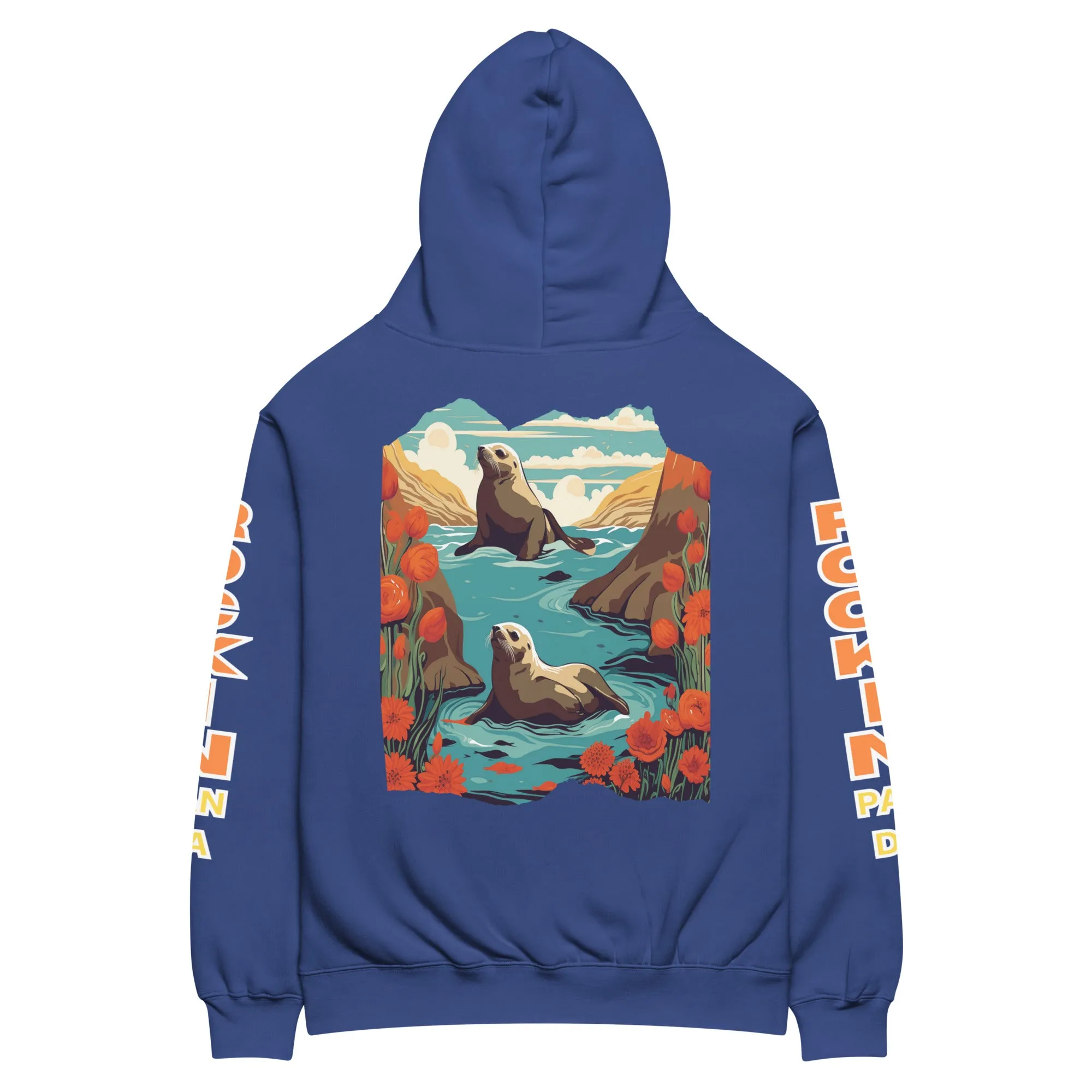 Surf California - Save the Beaches Oversized Unisex Hoodie