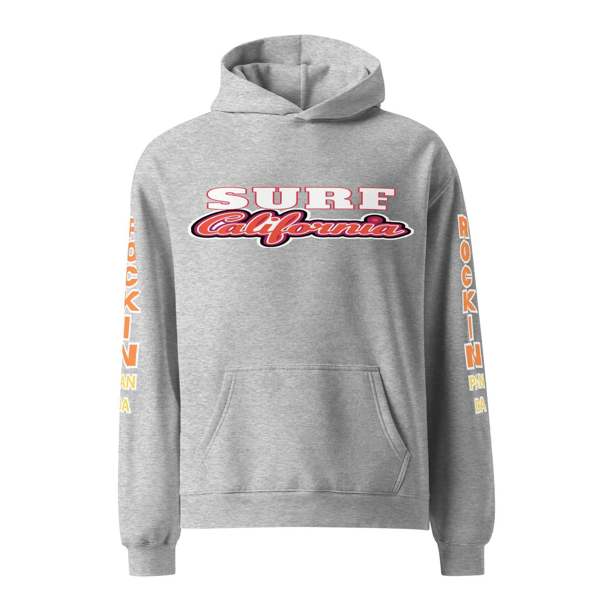 Surf California - Save the Beaches Oversized Unisex Hoodie