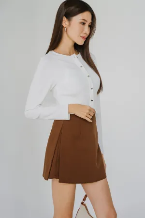 Timeless Peek-A-Boo Skort (Russet)