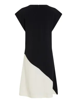 Viscose Blocked Knee Dress