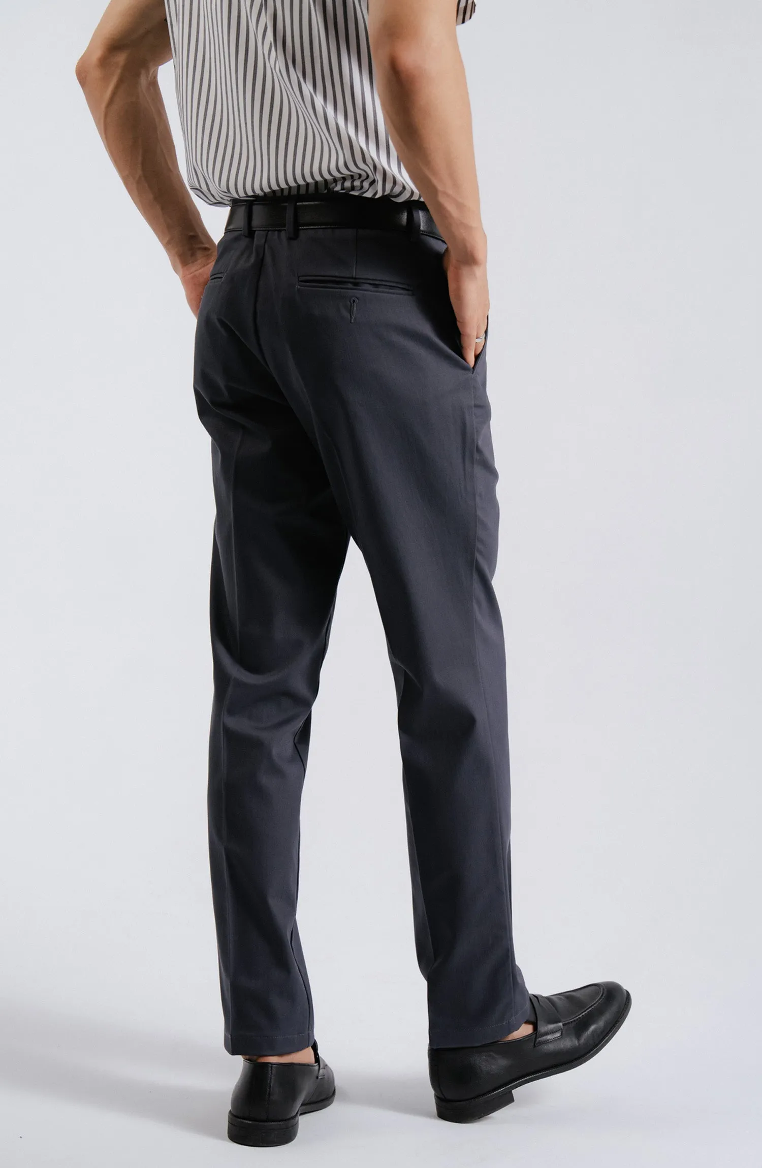 Wrinkle Free Pant - Charcoal