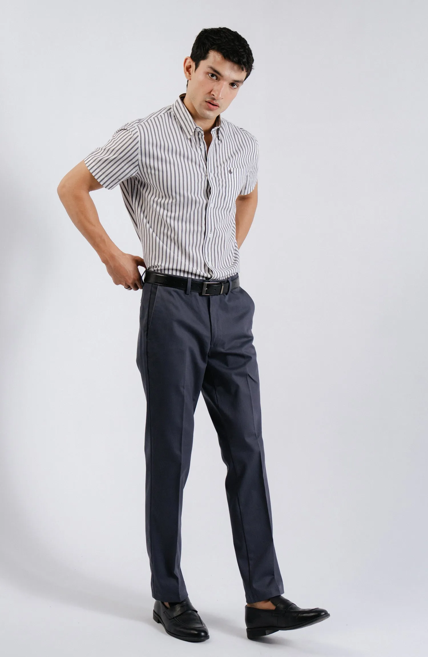 Wrinkle Free Pant - Charcoal