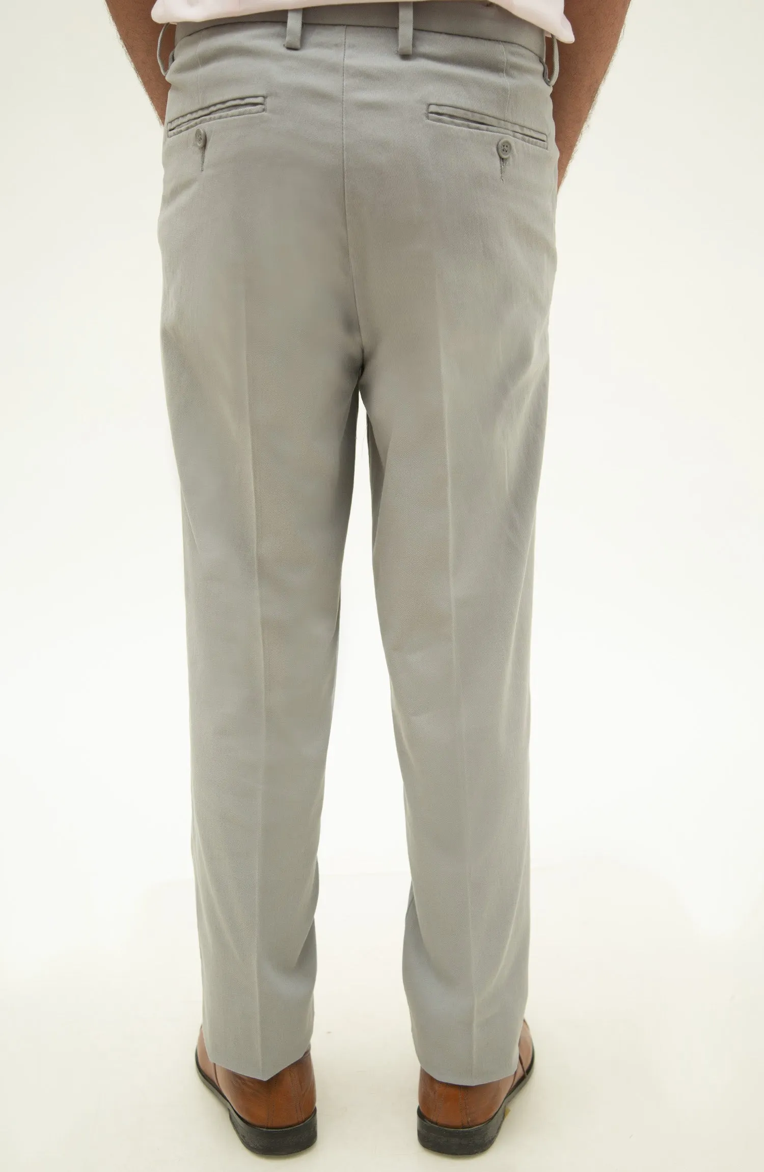 Wrinkle Free Pant - Light Grey